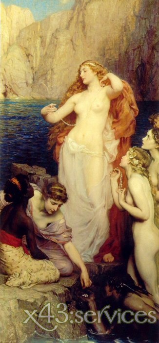 Herbert James Draper - Die Perlen der Aphrodite - The Pearls of Aphrodite